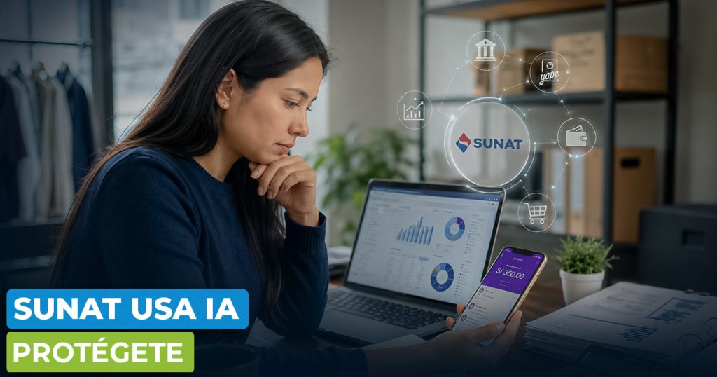 Fiscalización de SUNAT por Yape en negocio peruano con revisión de comprobantes y movimientos bancarios