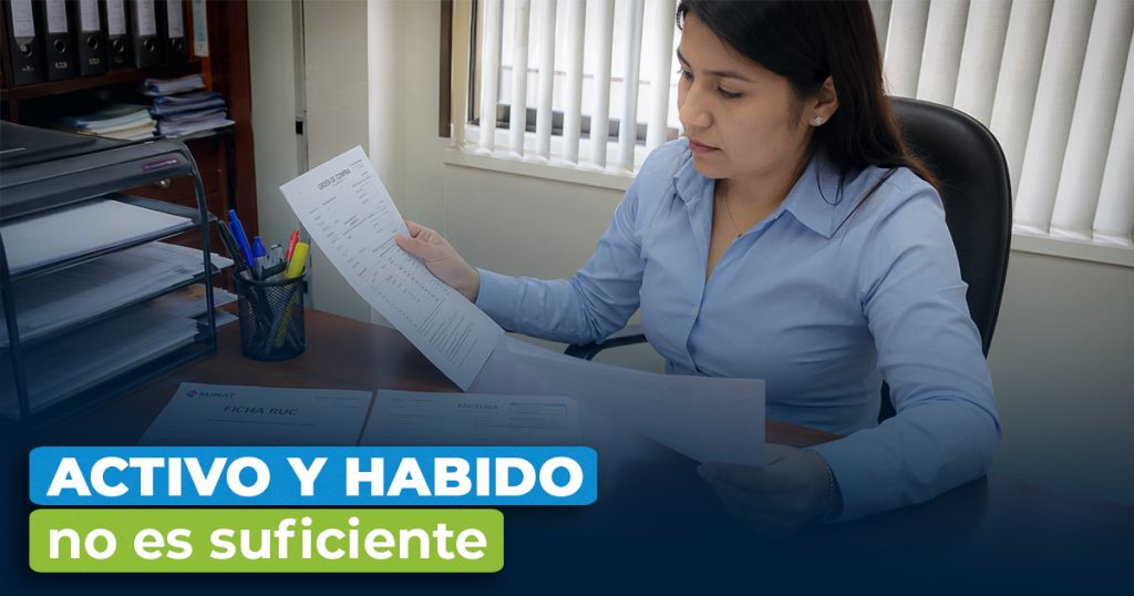 Revisión de proveedor activo y habido antes de registrar una compra