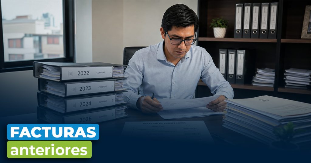 Revisión de facturas de años anteriores por SUNAT