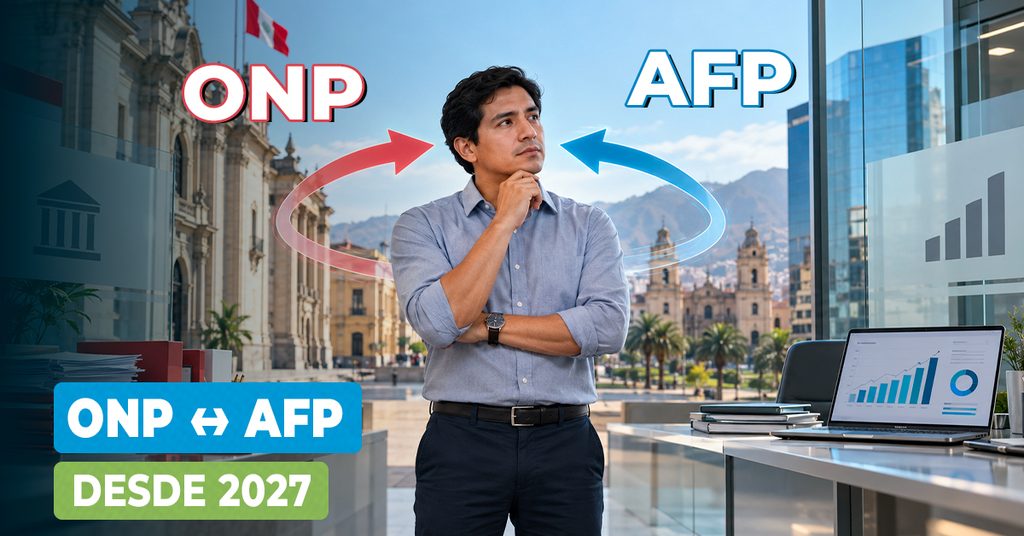 Trabajador evaluando el traslado entre ONP y AFP desde 2027