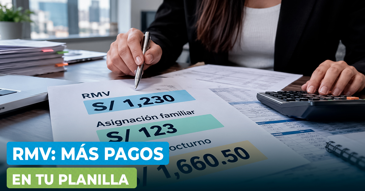 Otros pagos por la RMV 2026: revisión de asignación familiar, remuneración nocturna y subvención de practicantes en planilla peruana.